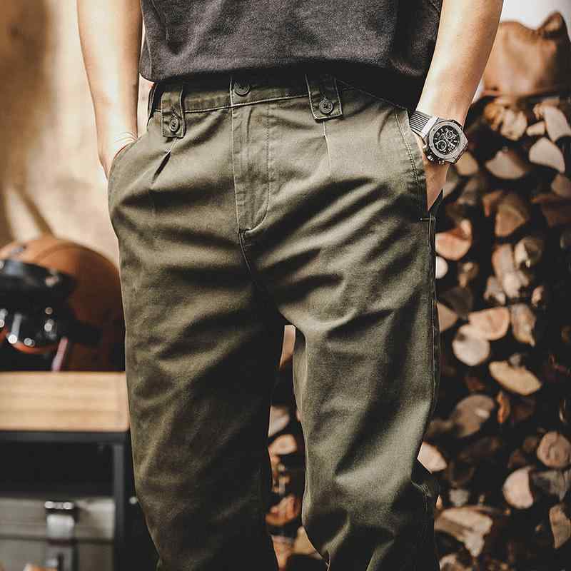 パンツ メンズ 男性用 アメカジ クラシック ヘビーウェイト 裏起毛 ワークパンツ カーゴパンツ ゆったり ルーズフィット ストレート テーパード 綿 コットン ストレッチ イージーケア 春秋 ボトムス カーキ ブラック
