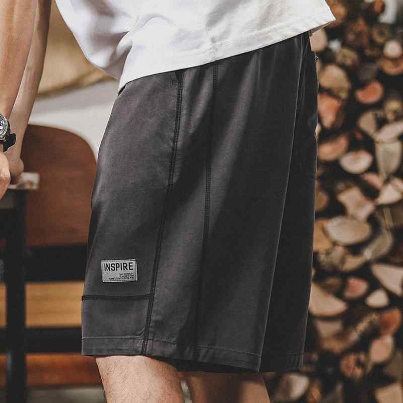 ショートパンツ メンズ 5分丈 アメカジ ハーフパンツ カジュアル ゆったり ルーズフィット 薄手 軽量 ストレッチ シワ防止 スポーツ デイリーユース 大きいサイズ ビッグサイズ ブラック ダークグレー 春夏