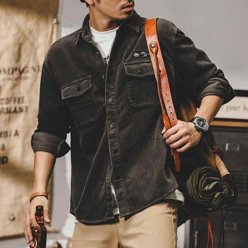 楽天市場】TMT コーデュロイ ウエスタン シャツ メンズ レディ—ス 長袖