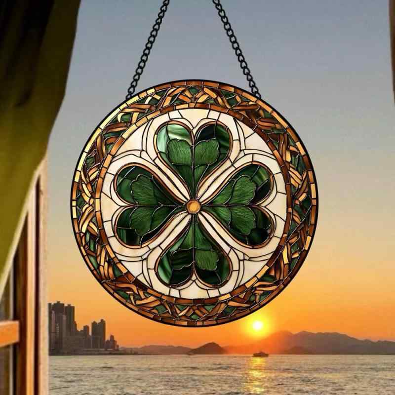 楽天市場】ウィンドウデコ ステンドグラス バードサン