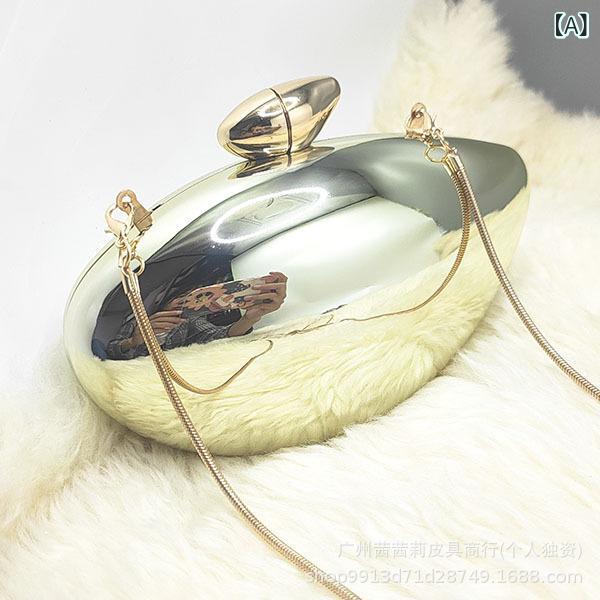 バッグ レディース アクリル ボックス型 楕円形 オーバル 個性的 マカロンカラー チェーンバッグ ハンドバッグ ショルダーバッグ クラッチ ハードタイプ パーティー 結婚式 普段使い マグネット開閉 夏