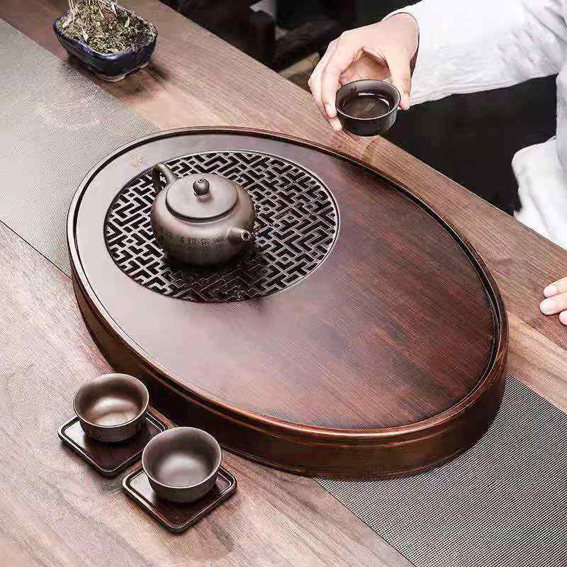 楽天市場】茶盤 花梨木 無垢材 貯水式 家庭用 一人用 コンパクト ミニ