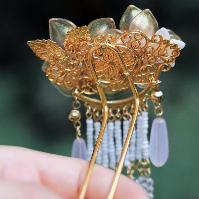 楽天市場】【美品】シャネル CHANEL ヘアアクセサリー カメリア