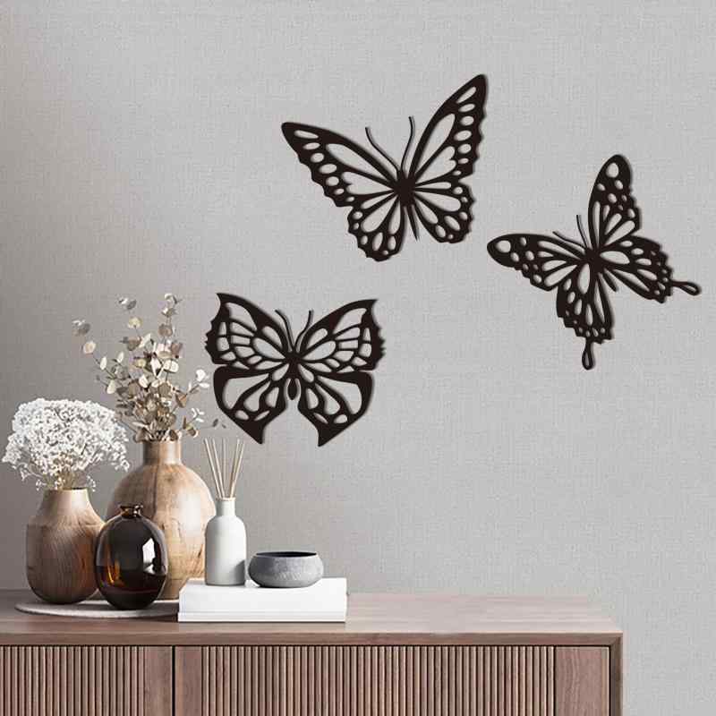 楽天市場】ウォールデコ 壁飾り バタフライ 蝶 横向き ちょうちょ