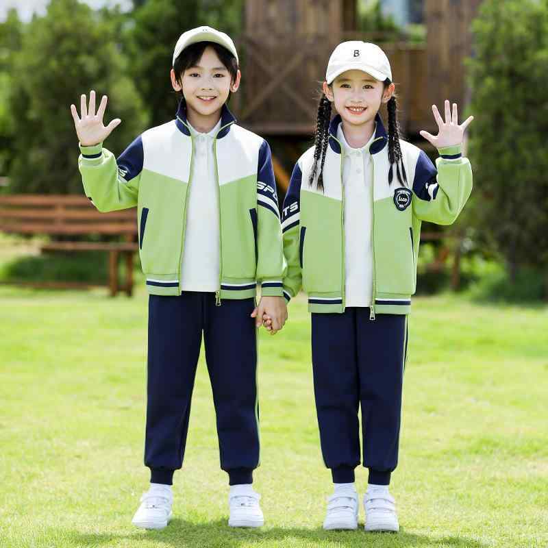 ジャージ キッズ 子供 男女兼用 小学生 幼稚園 スクールウェア セットアップ 上下セット 春秋 運動会 体操服 スポーツウェア 綿素材 4点セット