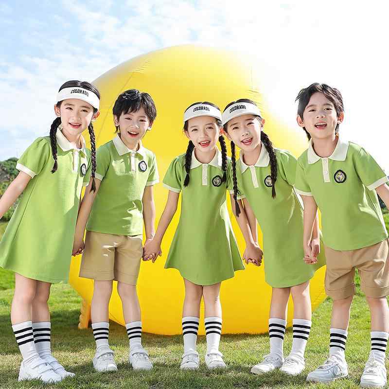 学生服 キッズ 男女兼用 夏 半袖 幼稚園 小学生 スクール風 体操服 スポーツウェア 卒業式 セットアップ コットン素材 柔らかな肌触り