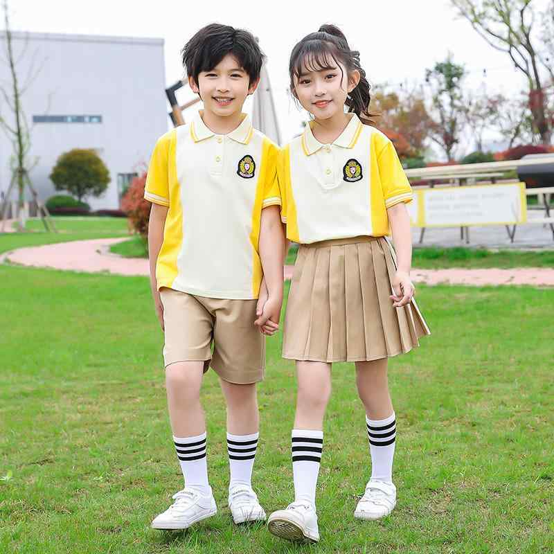 キッズ スクールウェア 半袖 セットアップ コットン100% 幼稚園 小学生 子供服 体操服 運動会 通学 2点セット ショートパンツ ショートスカート 男女兼用 夏