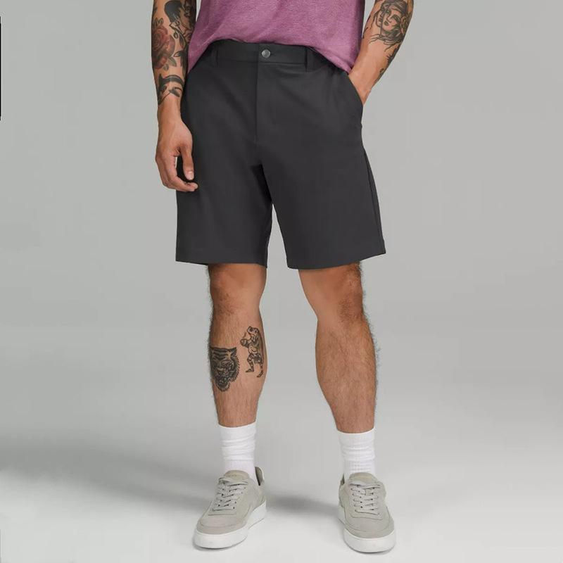 ゴルフショートパンツ メンズ 男性用 クラシック ポリエステル 吸湿速乾 4WAYストレッチ ツイル 無地 快適フィット スポーツ アウトドア ランニング 春夏 ブラック