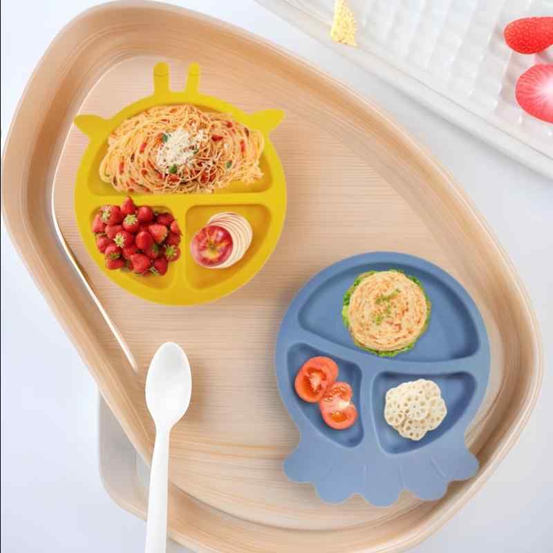 もの言う花食器 キッズ 乳飲み子 離乳食一皿 ケイ素樹脂製 食料雑貨類評点 吸盤付き添い人 上滑り打ちきり 分け取り付き添い人 どんぶり鉢 書き割り アニマルデザイン 愛くるしい 今めかしい 御前上等感 召し上がる用