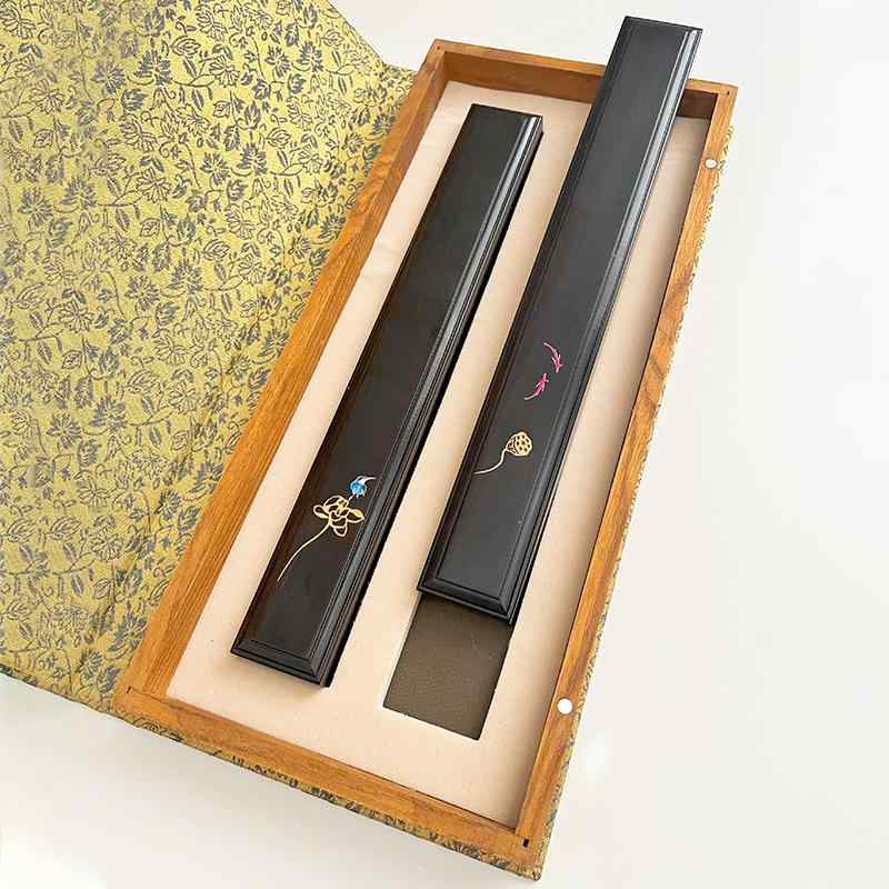 文鎮 紫光檀 木製 銘木 高級 天然木 重厚感 工芸品 書道 習字 書画 水墨画 紙押さえ デスク 書斎 オフィス ペア インテリア 和モダン シンプル 上品 10,363円