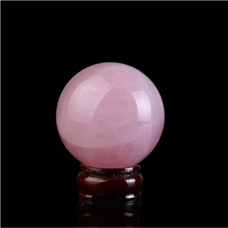 水晶玉 ピンククリスタル 天然石 原石研磨 インテリア リビング オフィス デスク 置物 オブジェ 飾り プレゼント 贈り物 誕生日 新築祝い モダン シンプル 開運 風水
