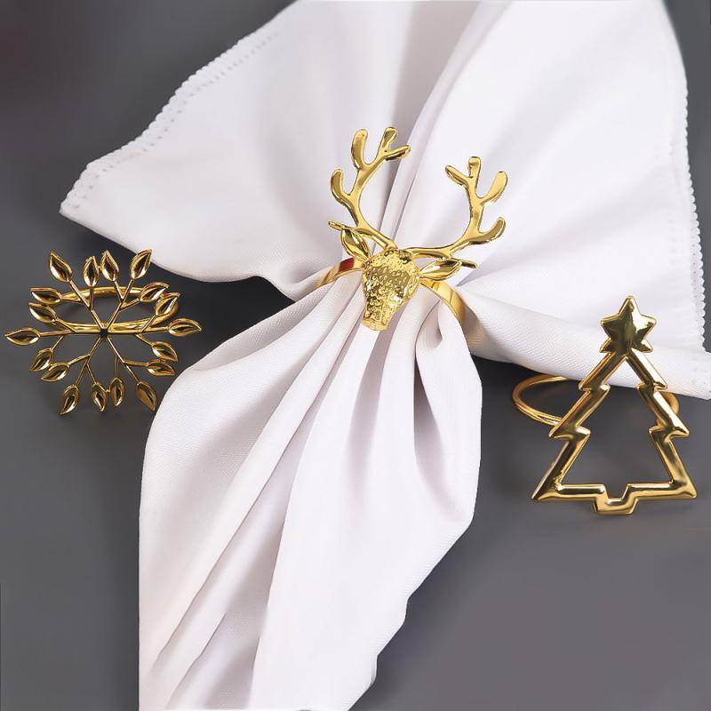 楽天市場】ナプキンリング クリスマス テーブル飾り 6個セット ツリー