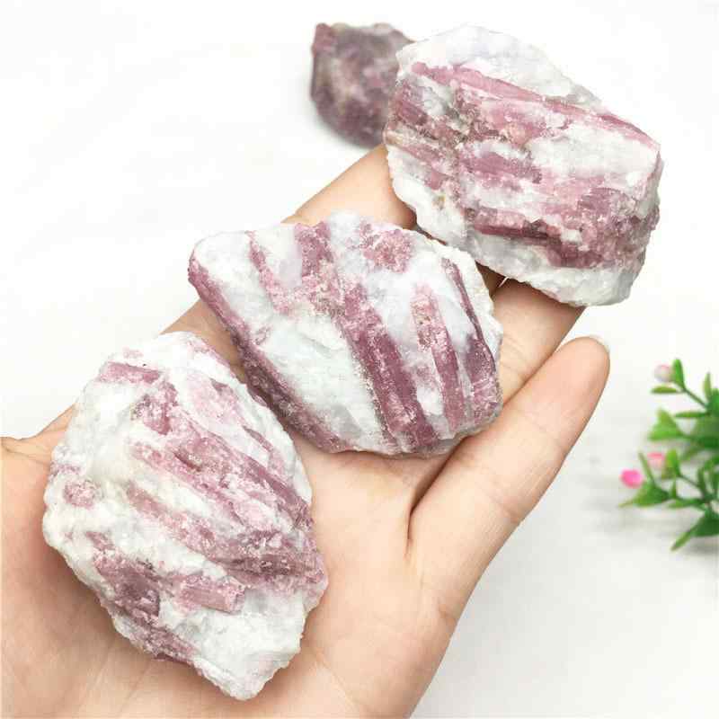 水晶 原石 天然 梅花トルマリン レッド 大粒 さざれ石 鉱物 標本 教材 ディスプレイ インテリア 置物 癒し パワーストーン 観賞用