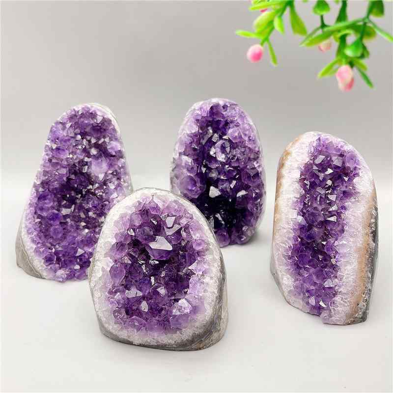 アメジストドーム 天然 ウルグアイ産 紫水晶 原石 クラスター 浄化 パワーストーン 家庭 オフィス インテリア 飾り 置物 風水 開運 癒し スピリチュアル オブジェ 8,185円