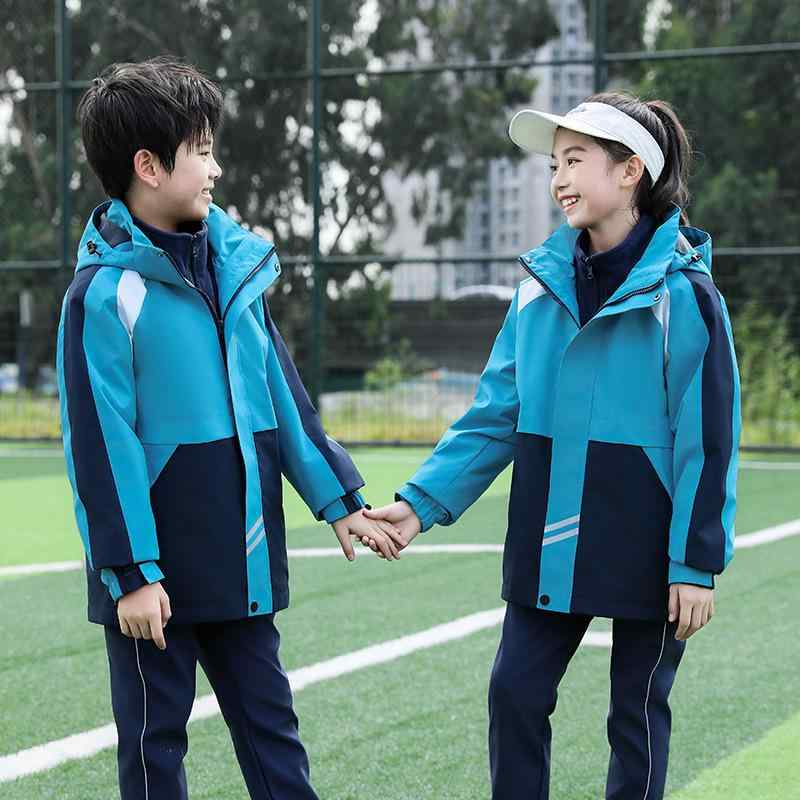 ジャージ キッズ 小学生 男女兼用 防風 吸湿速乾 フード付き ジップアップ 上下セット ポリエステル カジュアル スポーツ アウトドア 通学 普段使い 春秋｜花りぼん 5,803円