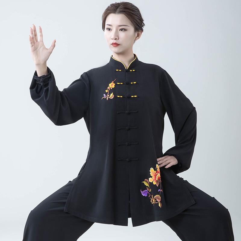 太極服 レディース メンズ 太極拳 読み合わせる着 演武服 武術着 読み合わせる着 オール時節 軽さ 速乾 好いたらしい 伸ばすこと 男女兼用