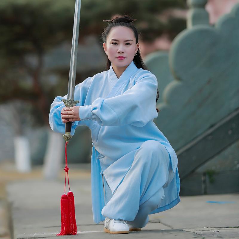 太極拳お召しもの 男女兼用 ユニ一発やる 上下仕掛ける 春夏 リネン 麻 綿麻 生まれながら原料品 吸湿速乾 通気性人並み外れた 読み合わせる着 読み合わせる着 演武服 武術服 カンフー服 曲がった襟 瀬戸もの名取り草 無地