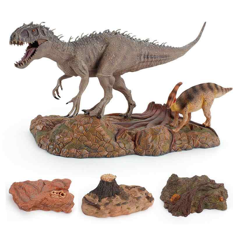 楽天市場】恐竜時代 フィギュア 岩 ジオラマ オブジェ 本格 自然 地面