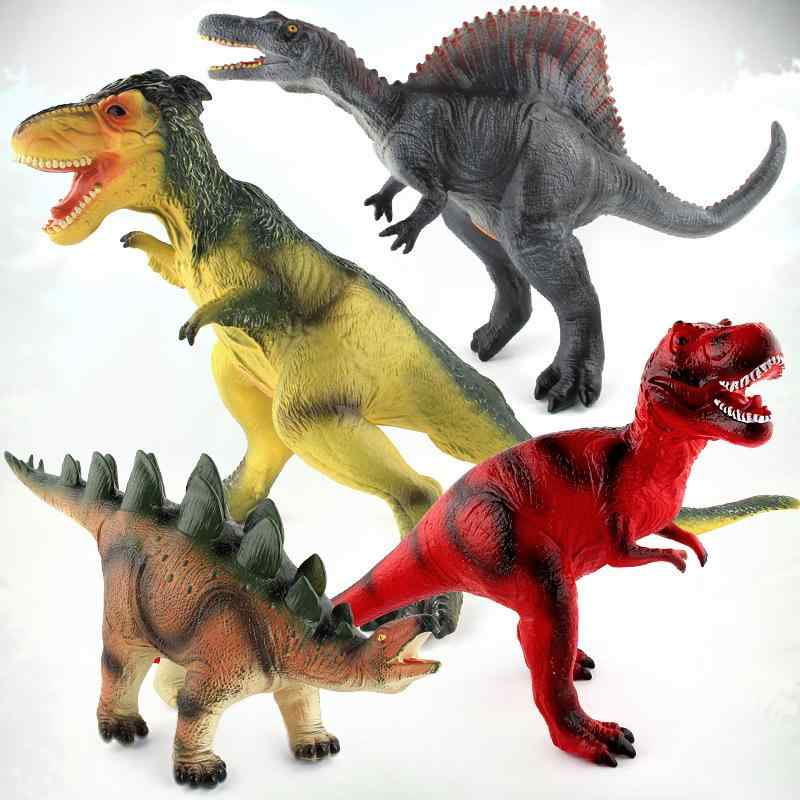 恐竜フィギュア キッズ 子供向け 大型 ジュラシック ティラノサウルス T-レックス アクション 大迫力 サウンド機能付き リアル ソフビ ごっこ遊び 知育玩具 おもちゃ