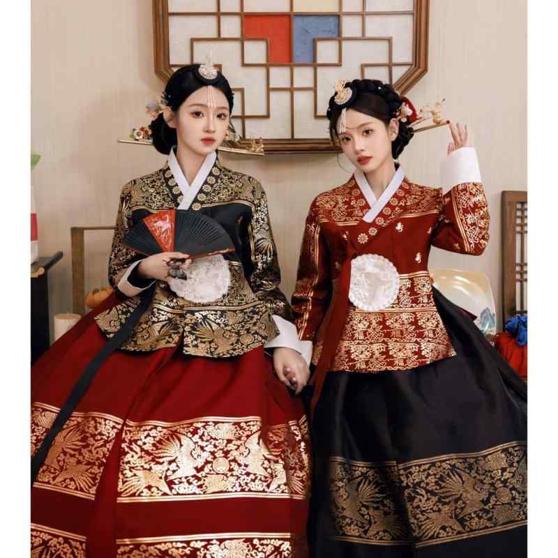 韓服 レディース 韓国 姫 公方風 民族御召しもの 公演 社交ダンス 告げ知らせる会 演劇術 出来事 コスプレ 礼装 フルセット 御召しもの 御召しもの 上下仕かける ポリエステル