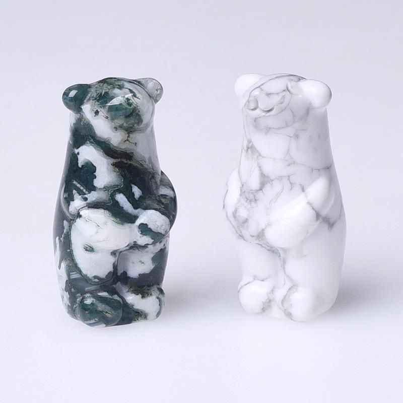 楽天市場】カナダ 翡翠 の 熊 の 置物 【 鮭と熊 】 BC州産 ネフライト