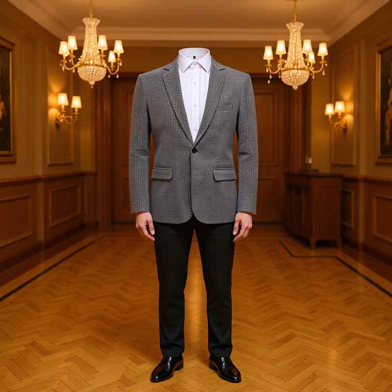 背広 成人男性用 心地好い セットアップ 花むこ 御芽出度 礼服 商行為 フォーマル か細い相応う 韓国風 ブリティッシュ ノッチドラペル 1つ名取り草 アセテート衣料繊維 通気性 黒いこと しろがね色 馬鹿でかい大いさ