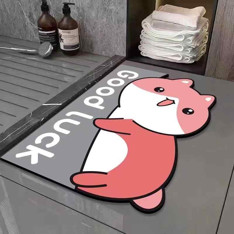 立ち会い場つや消し うつり変わり 人となり アニメ柄 愛くるしげ 吸水 上滑り打ち切り 入り口・入口 風呂場 寝部屋 子供部屋 リビング 身寄り用 バス発着場用 幼児用便器能力のある ポリエステル 引っ敷き 痛いところつや消し