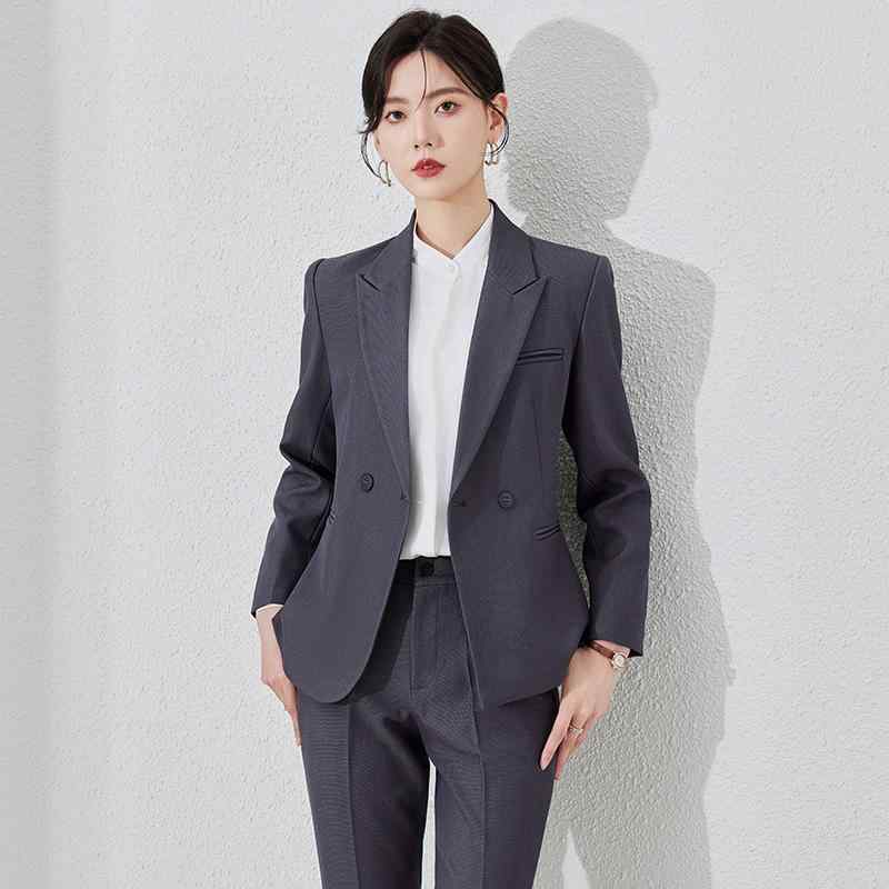 スーツ セットアップ レディース ジャケット パンツ スカート オフィス ビジネス 通勤 事務服 フォーマル セレモニー きれいめ 上品 ダークグレー ネイビー 通年 ポリエステル