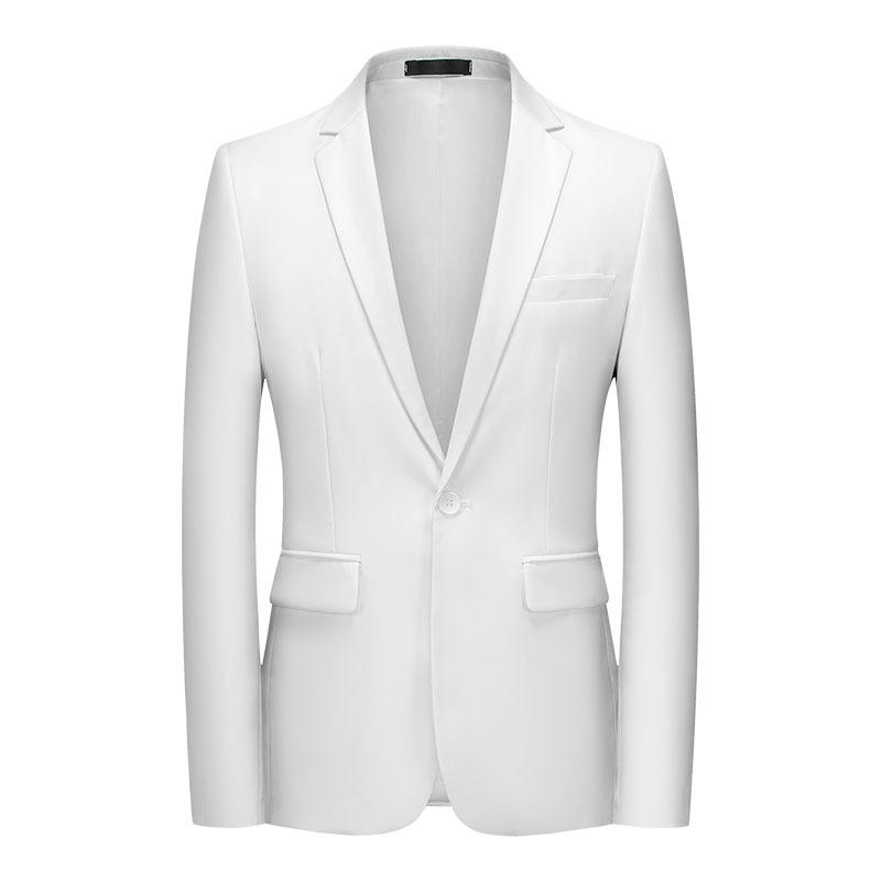 ジャケット メンズ 男性用 テーラードジャケット 春秋 スリムフィット 細身 英国風 ブリティッシュスタイル カジュアル 1ボタン シングルブレスト ノッチドラペル 無地 レギュラー丈 長袖 綿混 ポリエステル 形状記憶 ノンアイロン 普段使い ヨーロピ
