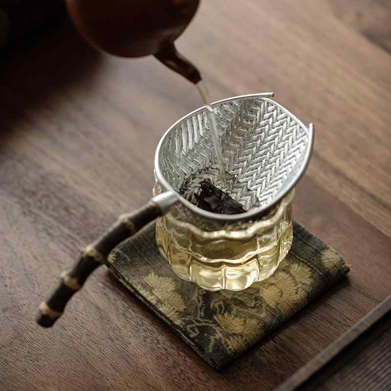 茶こし 純錫製 紫竹柄 手作り ハンドメイド 茶漉し フィルター 茶葉濾し器 囲炉裏茶道 茶道具 茶器 和モダン 上質 職人技 こだわり 天然素材 5,351円