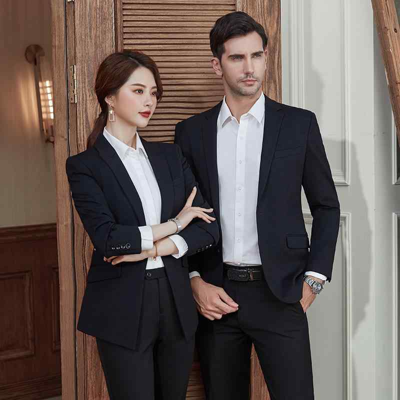スーツ メンズ レディース セットアップ ストレッチ 2点セット 3点セット スリム 紳士 婦人 冠婚葬祭 結婚式 新郎 ビジネス オフィス 事務服 制服 通勤 リクルート 就活 ブラック フォーマル テーラードジャケット パンツ 2つボタン｜花りぼん