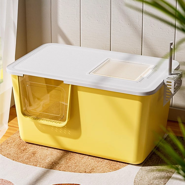 楽天市場】【6%OFFクーポン】猫トイレ ふた付き ドーム型 大型猫 猫用