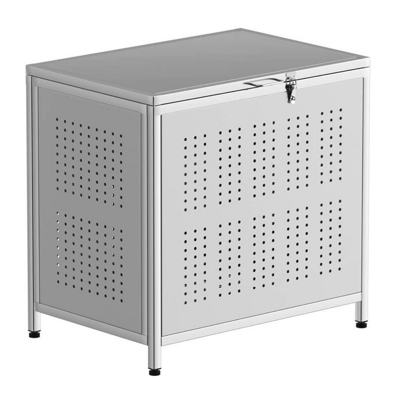 ゴミ箱 屋外 カラス除け ゴミ荒らし防止 ごみふた付き (組立式）160L win-0803-1.jpg