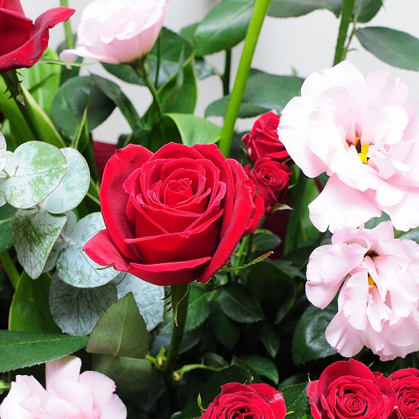 ホワイトデー 2lサイズ お返し 赤いバラ アレンジメント レッドダイヤモンド アレンジメント 赤いバラ バラ 2lサイズ フラワーアレンジメントギフト レッドローズ 赤いバラ 花 誕生日 お祝 花ギフト 花宅配 プレゼント 送別会 退職祝い プロポーズ レッドローズ 誕生日