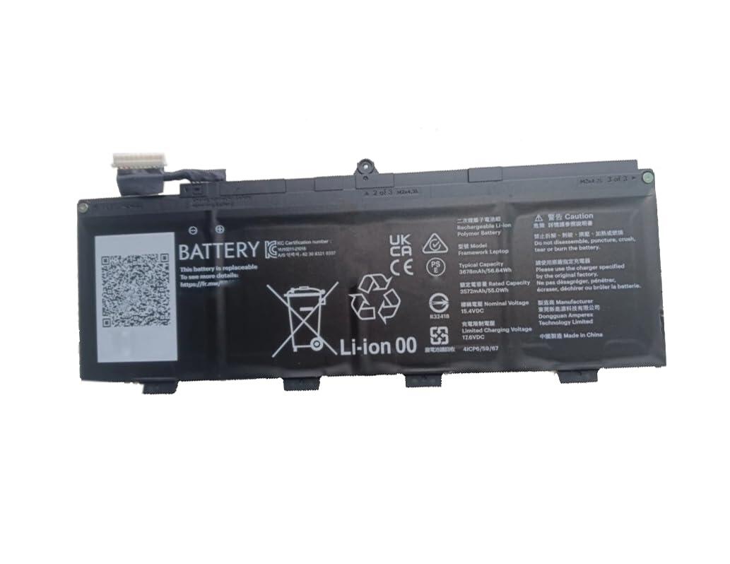 新品 完全無欠 Framework Framework Laptop 13  内蔵蓄電池 15.4V 55WH  FRANBBATO1