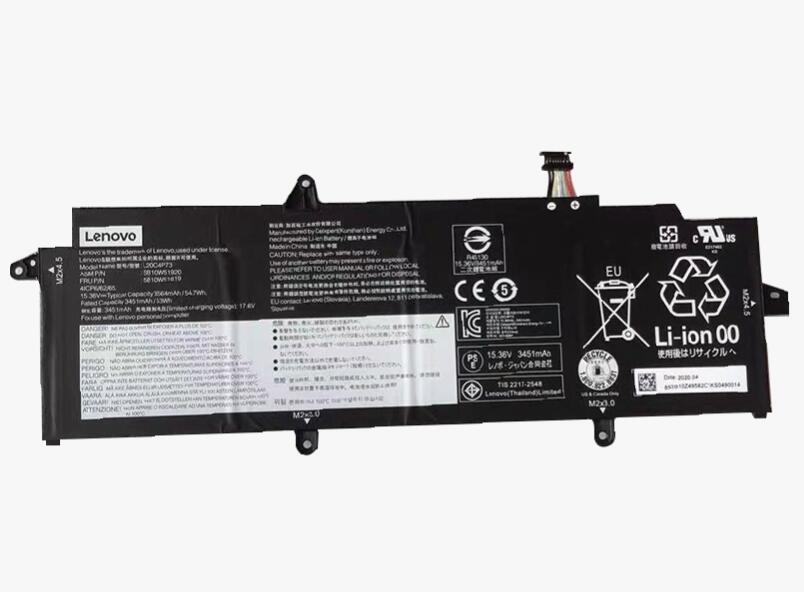 新品 完全無欠 Lenovo ThinkPad X13 Gen 2  Gen 3 乾電池 15.36V 57Wh L20D3P72 L20D4P73 L20L4P73 ノートPC用バッテリー-PCアクセサリー