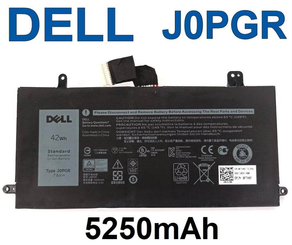 新品 Dell Latitude 12 5285 5290 2-インチ-1 内蔵バッテリ容器に並べる 7.6V 42WH  J0PGR
