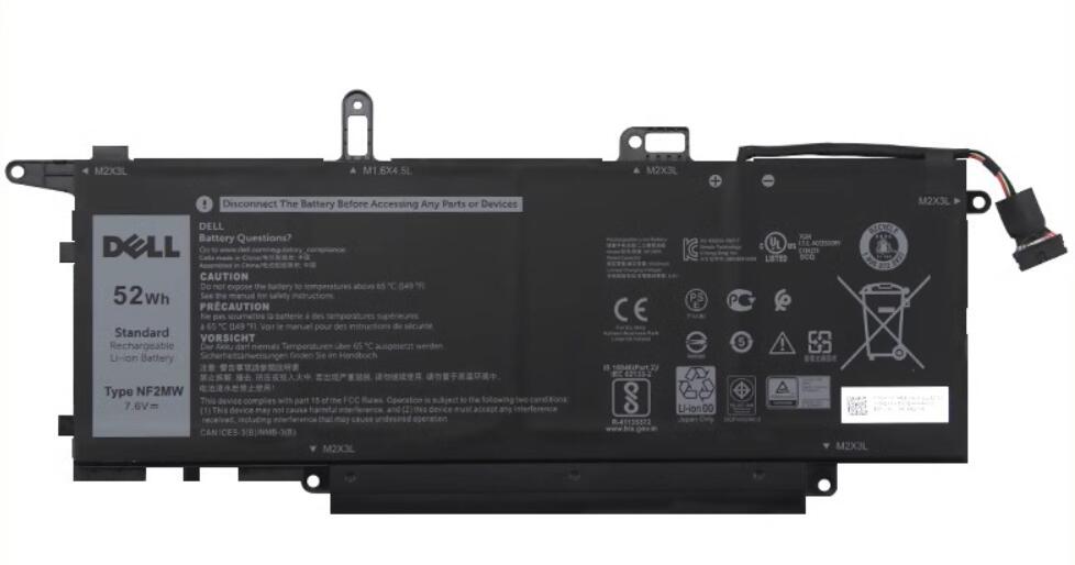 新品 Dell デル inspiron 7400 Latitude 7400 2 in 1 7270 E7260 9410バッテリー 7.6V 52WH NF2MW