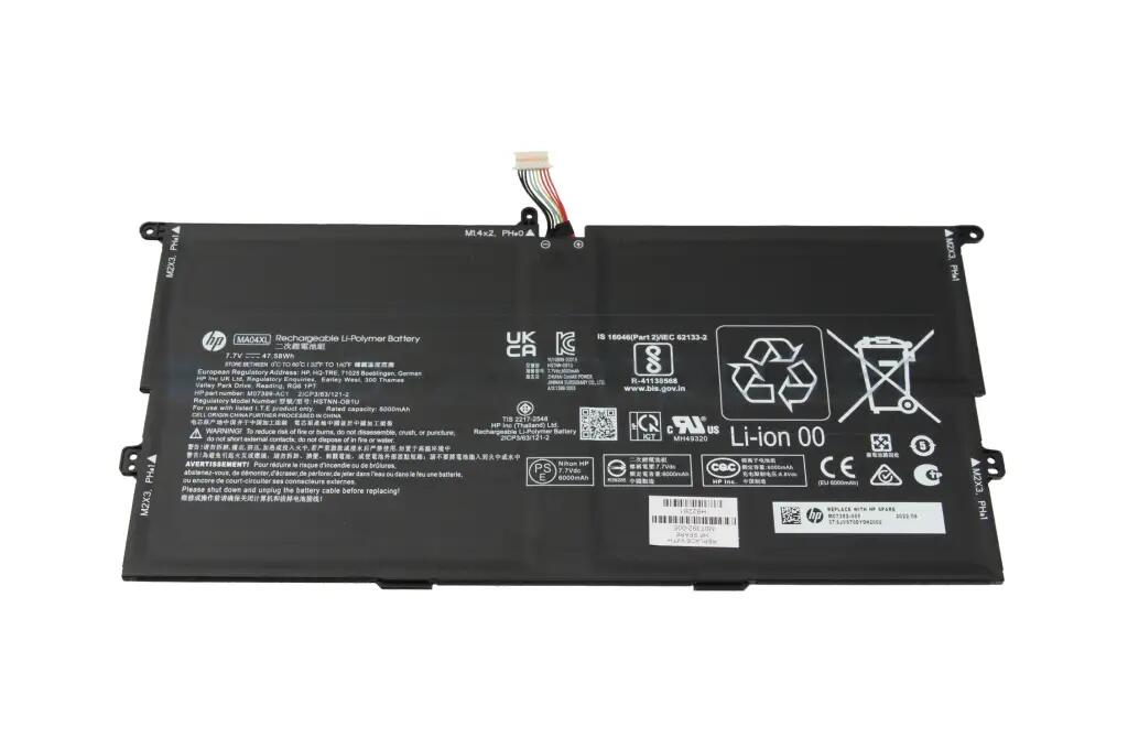 新品 完全無欠 HHP Elite Folio (13.5\") 内蔵蓄電池 7.7V 47.58Wh  MA04XL HSTNN-OB1U M07392-005 M07389-AC1"