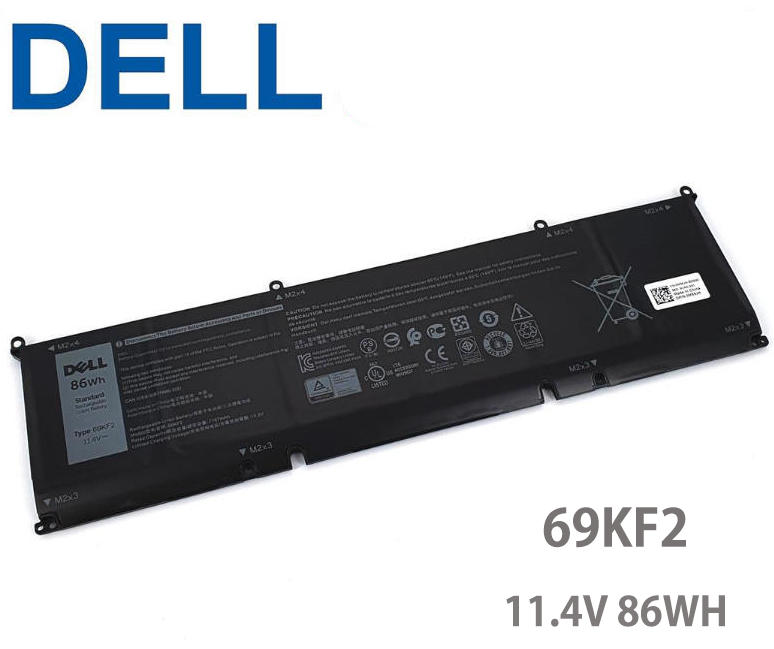 新品 純正 Dell デル Alienware m15 R7 Precision 5570 XPS 15 9500 G15 5520 内蔵バッテリー 11.4V 86WH 69KF2 70N2F｜はなこ商店
