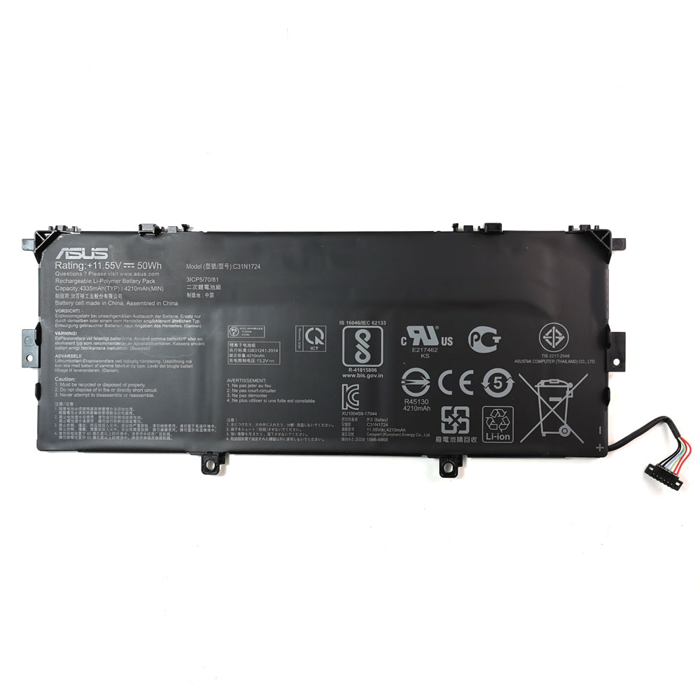 完全無欠 Asus ZenBook 13 UX331U UX331UAL U3100FAL 乾電池容器に並べる C22N1720 7.7V 50Wh