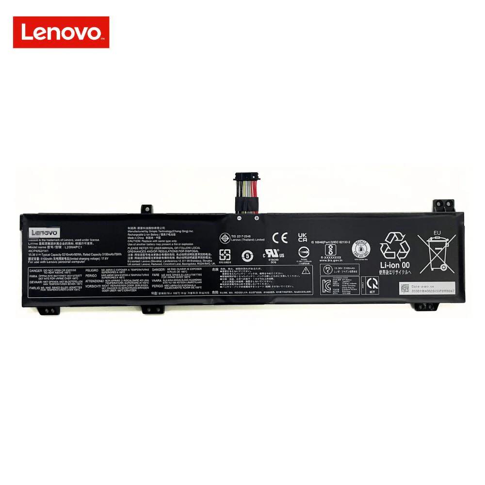 純正新品 Lenovo Legion 7（16インチ、2021年製）内蔵 バッテリー 15.36V 78Wh L20C4PC1