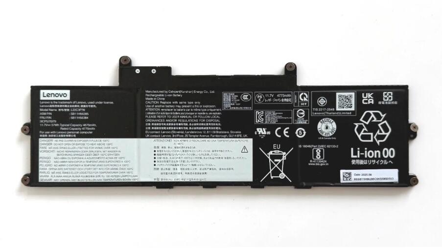 完全無欠新品 Lenovo ThinkPad X1 Carbon Gen12  (2024年模範例)  用 蓄電池 L22C3P76 L22M3076