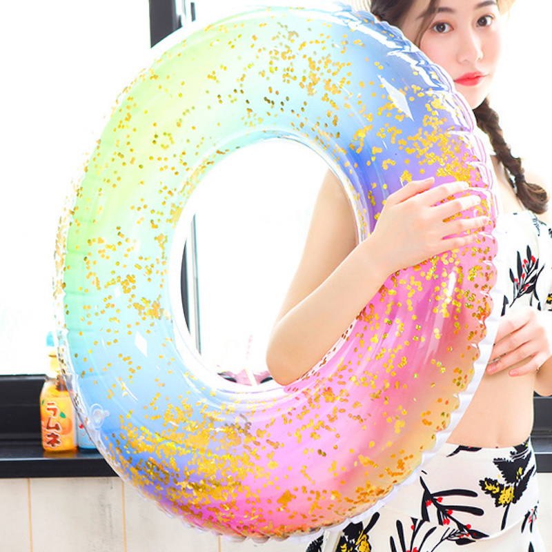 誠実 即納 Rainbow Glitter float 浮き輪 フロート ラメ キラキラ 虹 レインボー インスタ インスタ映え SNS SNS映え  大人用 子供用 大人用浮き輪 子供用浮き輪 60 70 80 90 プール ビーチ 海 海水浴 夏休み 可愛い かわいい おしゃれ  techwyse.com