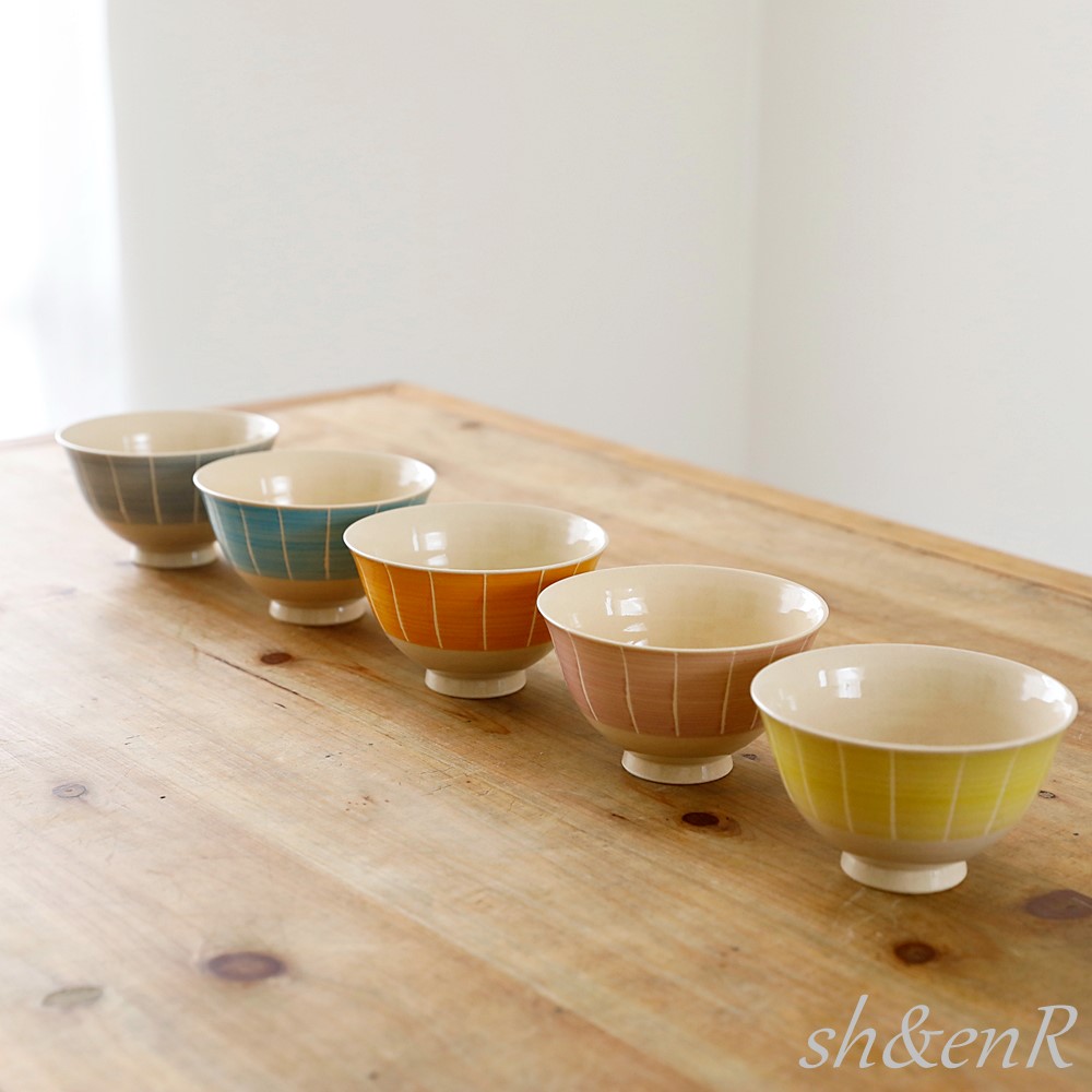 2022年のクリスマスの特別な衣装 波佐見焼 お茶碗 軽量 スレッド 茶碗 おしゃれ 可愛い かわいい お茶わん ご飯茶碗 夫婦茶碗 