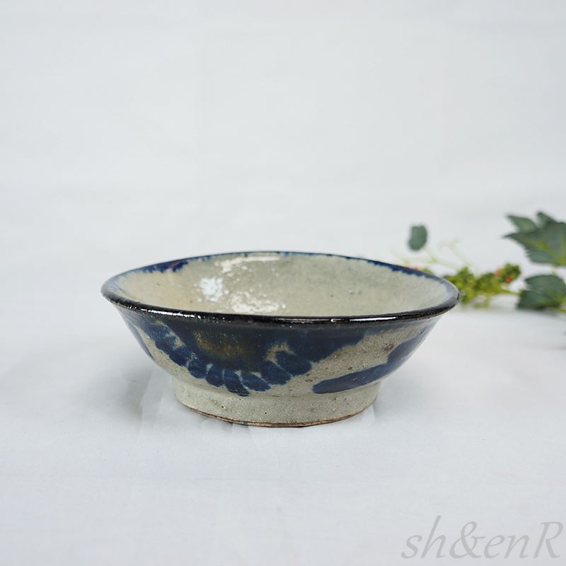 花笠　やちむん　5寸 5寸皿（直径15cm程度）