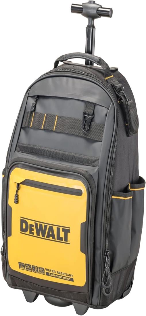 デウォルト(DEWALT) キャスター付きバックパック 撥水 撥塵 耐久性 収納ケース ツールバッグ 収納BOX 工具箱 道具袋 鞄 DIY ストレージ DWST60101-1｜hanamaru01店