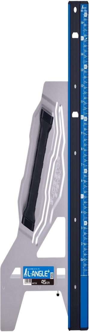 シンワ測定(Shinwa Sokutei) 丸ノコガイド定規 エルアングル Plus 併用目盛 45cm 73150