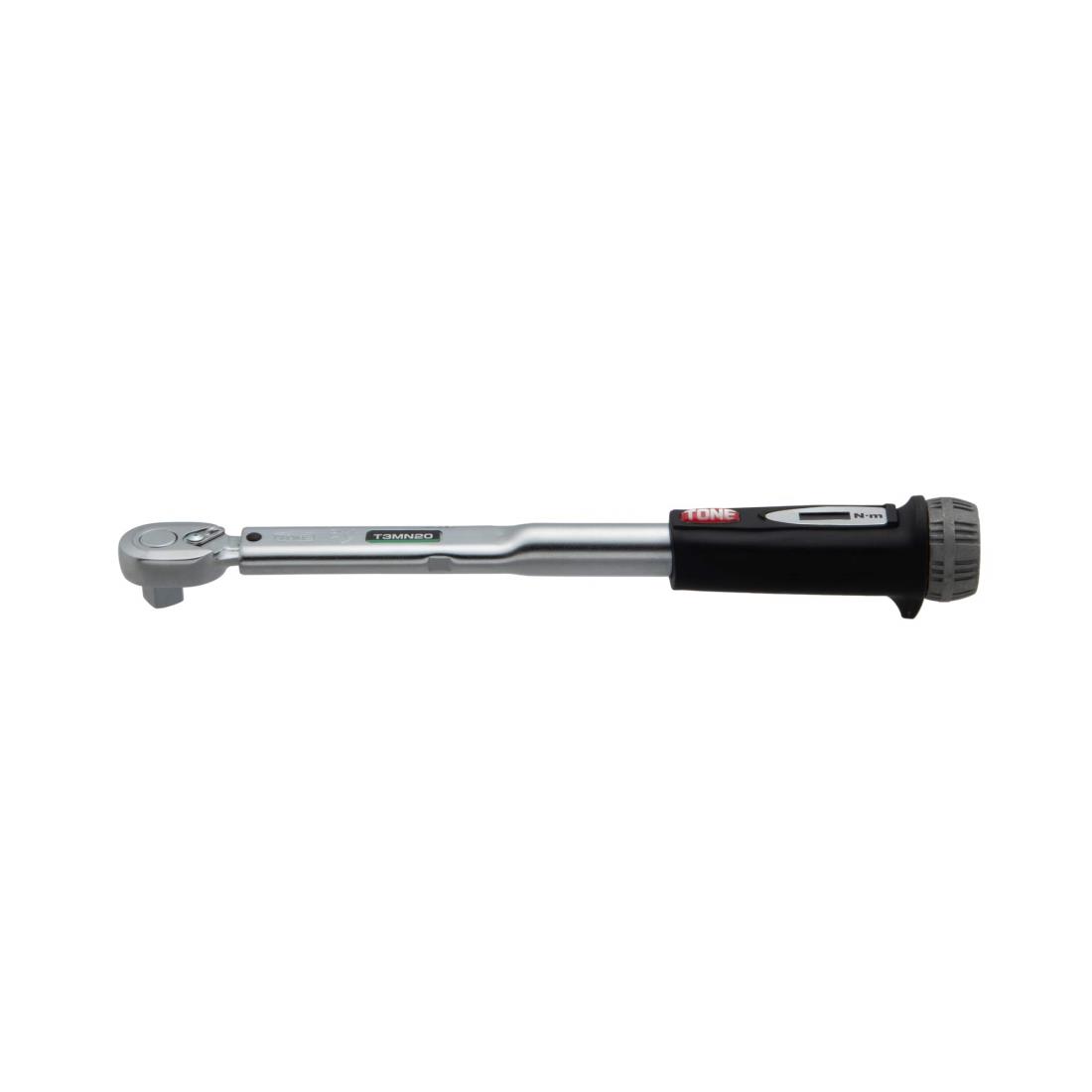 トネ(TONE) プレセット形トルクレンチ(ダイレクトセットタイプ) T3MN20 差込角9.5mm(3/8") ブラック 20N・m｜hanamaru01店