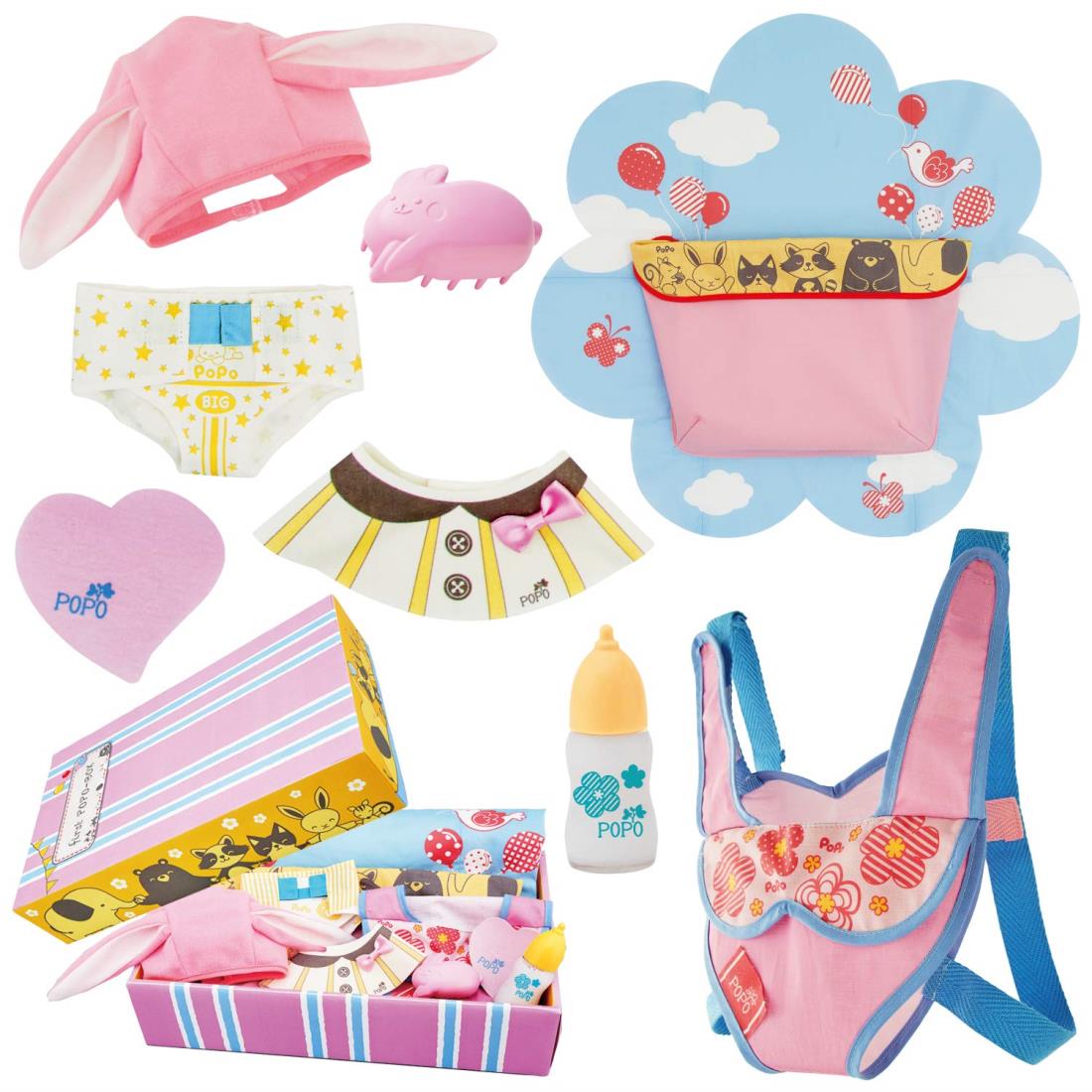 【新品未開封】ぽぽちゃん デビュー セット ベビーカー付き 楽天市場】ぽぽちゃん デビューパーフェクトセット 027742【お